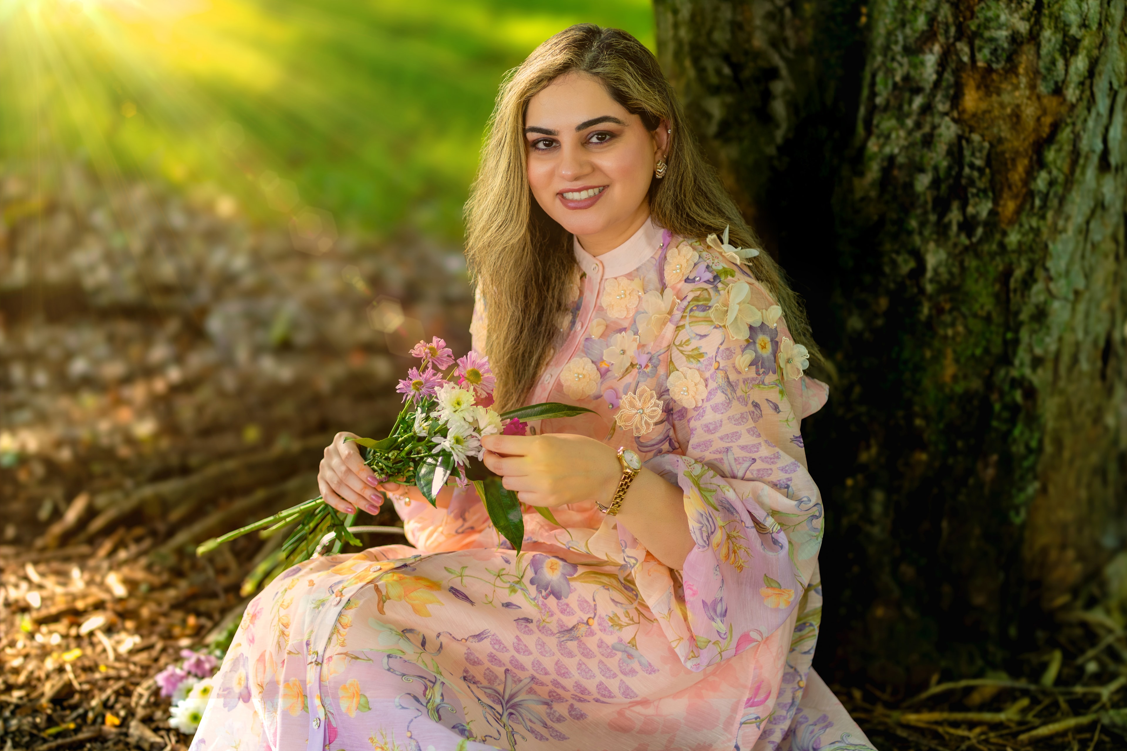 Floral Garden Portrait