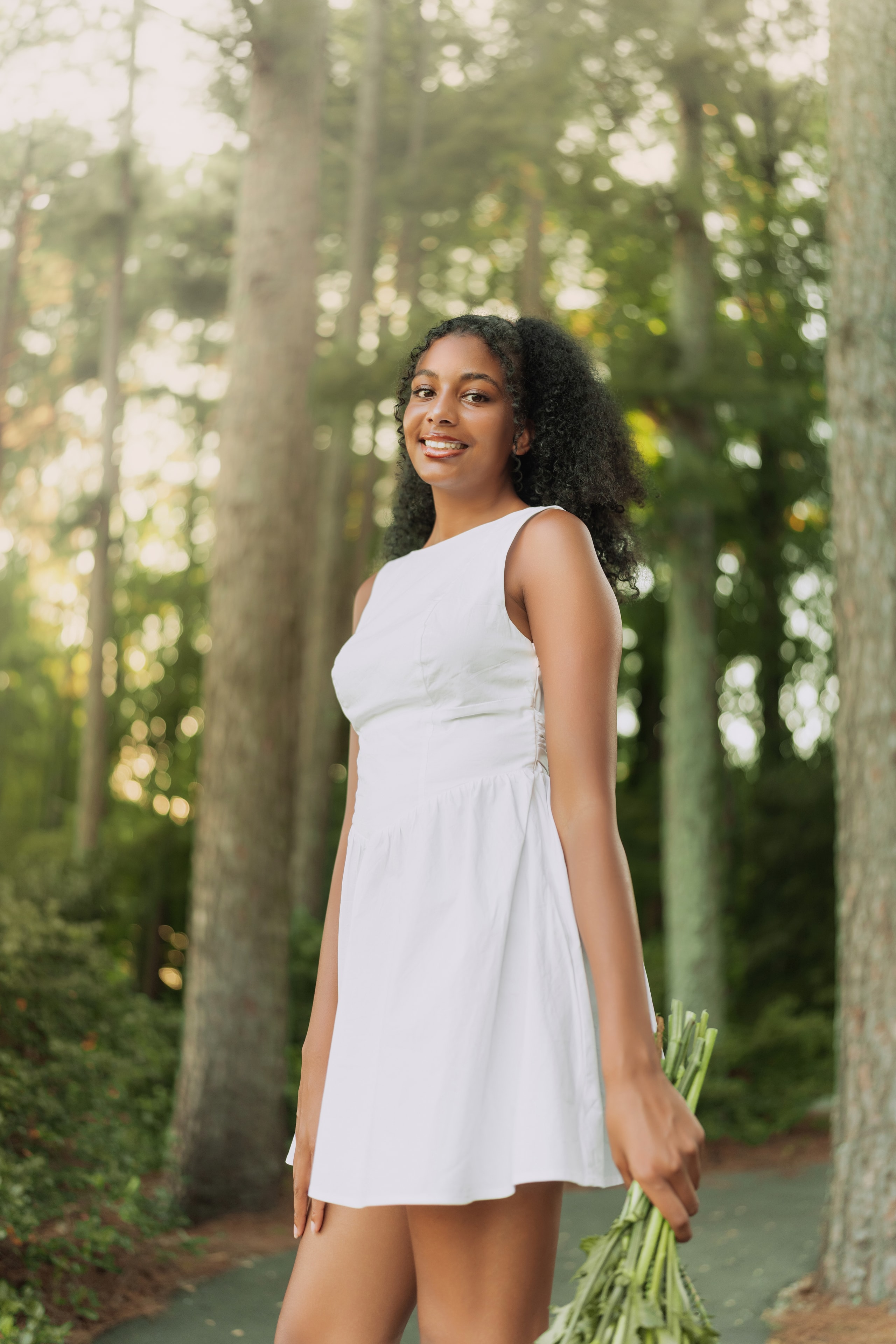 Sunlit Forest Portrait