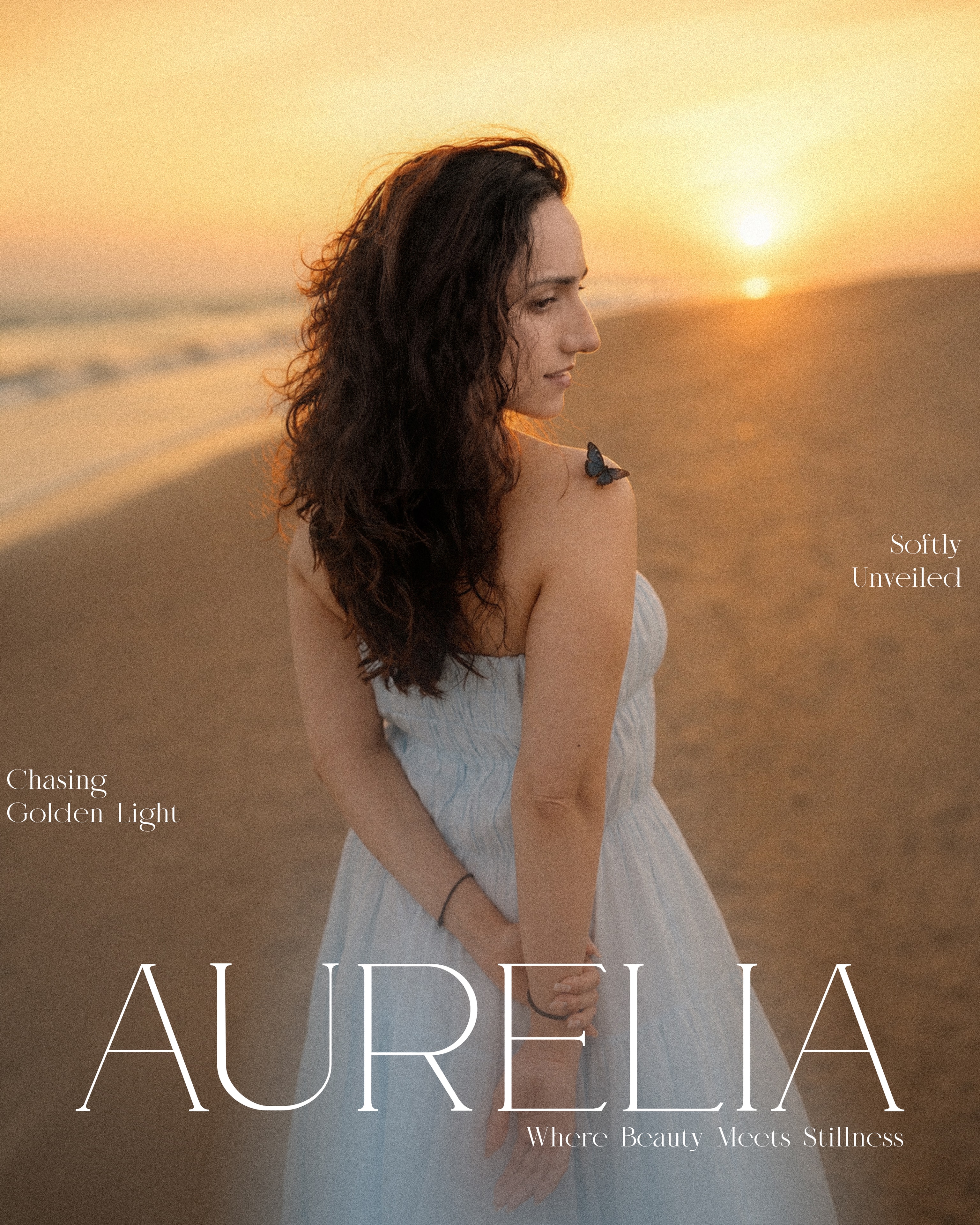 Golden Hour Beach Portrait