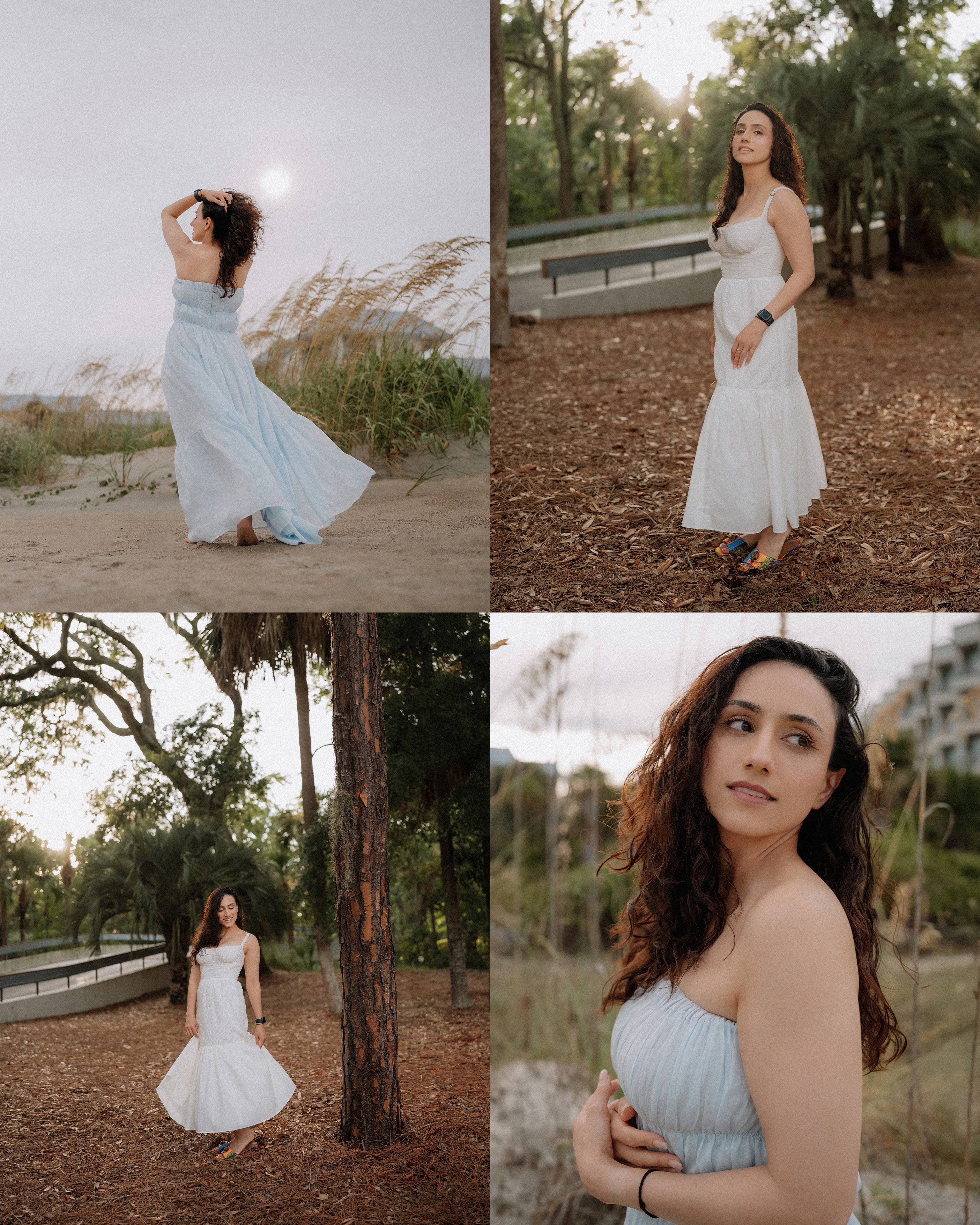 White Dress Park Session